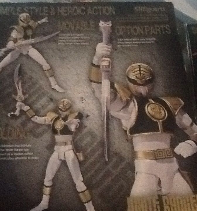 SH Figuarts / White Ranger / MMPR - Bandai Tamashii Nations (Mighty Morphin Power Rangers) action figure collectible [Barcode 4543112820389] - Main Image 2
