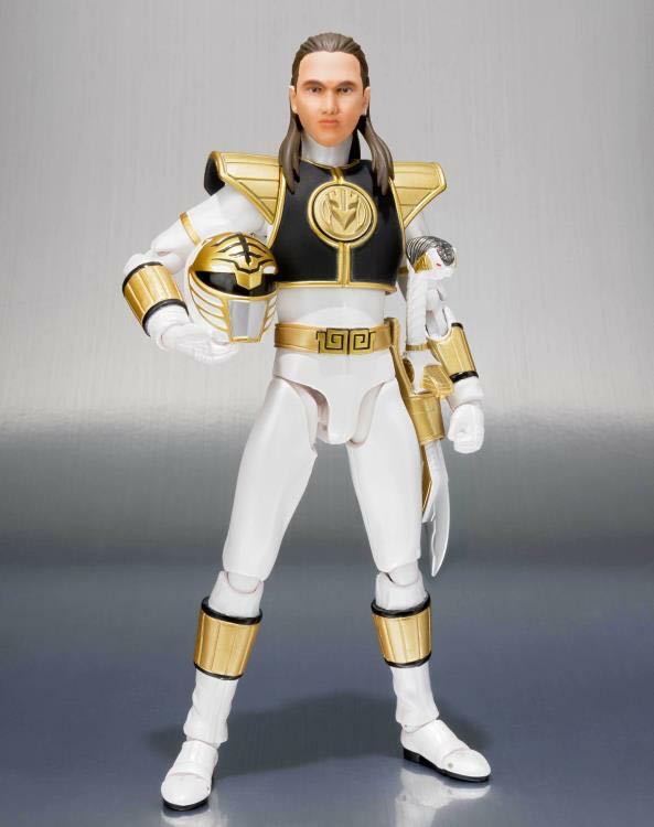 SH Figuarts / White Ranger / MMPR - Bandai Tamashii Nations (Mighty Morphin Power Rangers) action figure collectible [Barcode 4543112820389] - Main Image 4