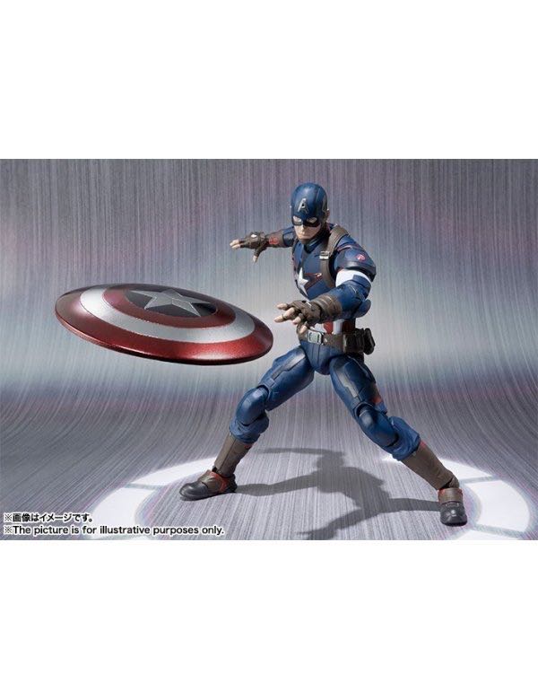 Captain America - Bandai/Tamashii Nations (Avengers: Age Of Ultron) action figure collectible [Barcode 4543112851734] - Main Image 4