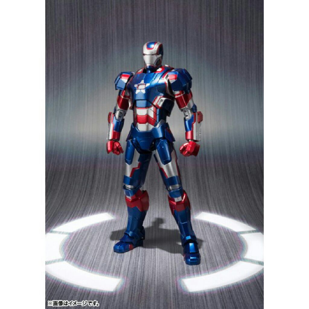 Iron Man 3: Iron Patriot S.h. Figuarts Action Figure - Bandai - Marvel - - Bandai (Iron Man 3) action figure collectible [Barcode 4543112851758] - Main Image 2