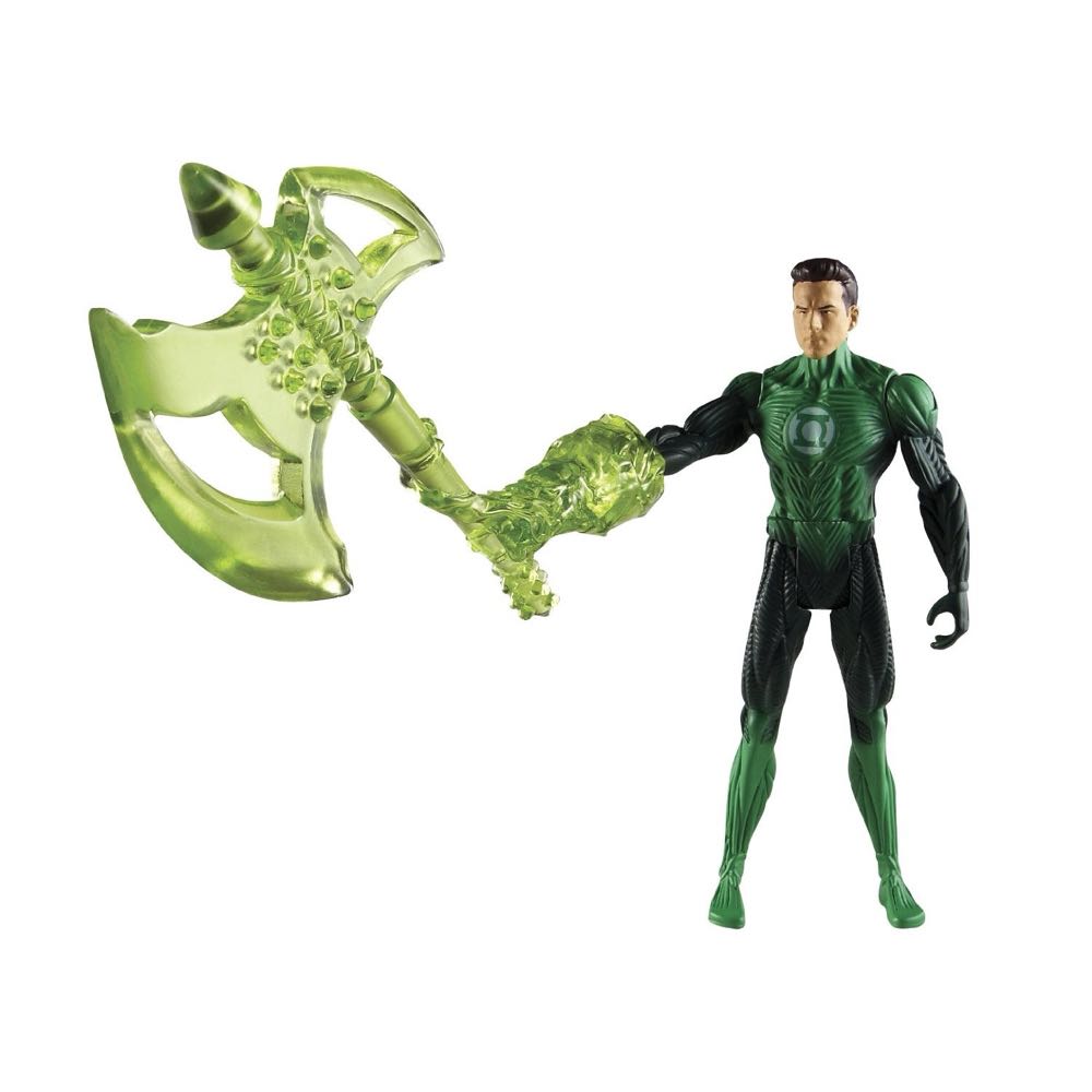Green Lantern: Battle Axe Hal Jordan - Mattel (Green Lantern Movie) action figure collectible [Barcode 027084932683] - Main Image 2