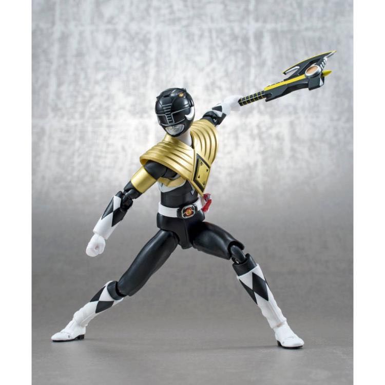 SH Figuarts / Armored Black Ranger / MMPR - Bandai Tamashii Nations (Mighty Morphin Power Rangers) action figure collectible [Barcode 4543112896940] - Main Image 3