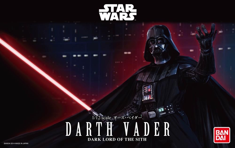 Star Wars - Plastic Model Kit - Darth Vader - Bandai (Ban Dai Model Kit) action figure collectible [Barcode 4543112914088] - Main Image 4