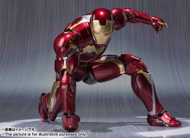BANDAI S.H.Figuarts The Avengers Age of Ultron Iron Man Mark 45 Action Figure JP - Bandai (Avangers Age Of Ultron) action figure collectible [Barcode 4543112963147] - Main Image 2