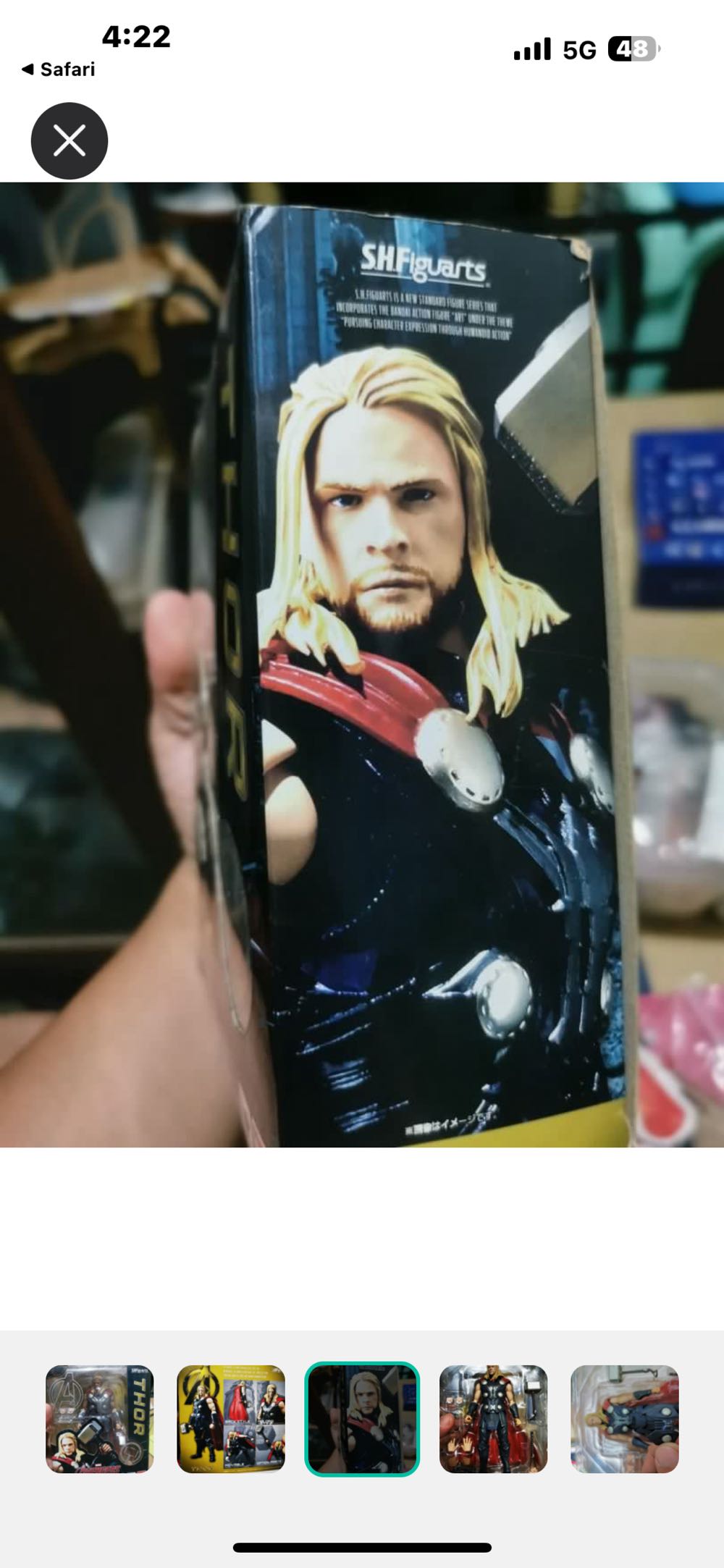 Thor - Bandai (Avengers Age Of Ultron) action figure collectible [Barcode 4543112963154] - Main Image 3