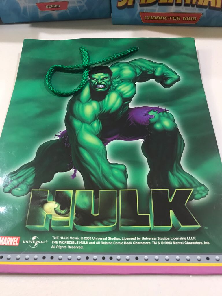 2003 Hulk Universal Gift Bag  action figure collectible [Barcode 011179166756] - Main Image 1