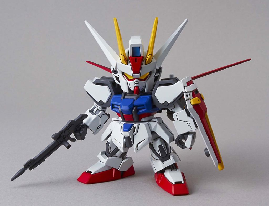 Bandai Hobby SD EX-Standard Aile Strike Gundam Action Figure Model Kit - Bandai action figure collectible [Barcode 4543112967282] - Main Image 2