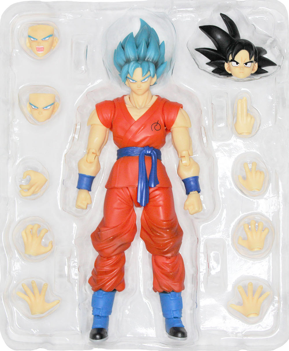 Super Saiyan God Super Saiyan Son Goku - Bandai Tamashi Nations (Dragon Ball Super) action figure collectible [Barcode 4543112976161] - Main Image 3