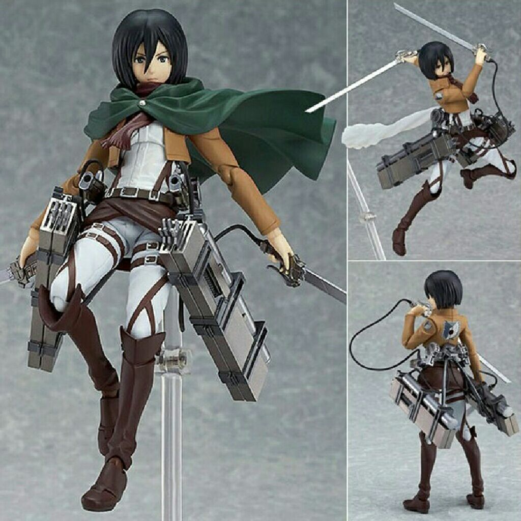 Max Factory figma Shingeki no Kyojin Attack on Titan Mikasa Ackerman Eren Yeager - Figma (Attack On Titan) action figure collectible [Barcode 4545784063002] - Main Image 2