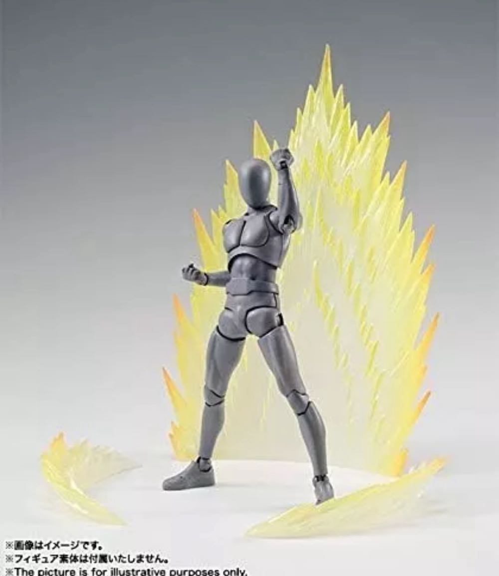 Energy Aura Yellow Ver. - Tamashii Nations - Bandai (Dragon Ball Z) action figure collectible [Barcode 4549660012832] - Main Image 4