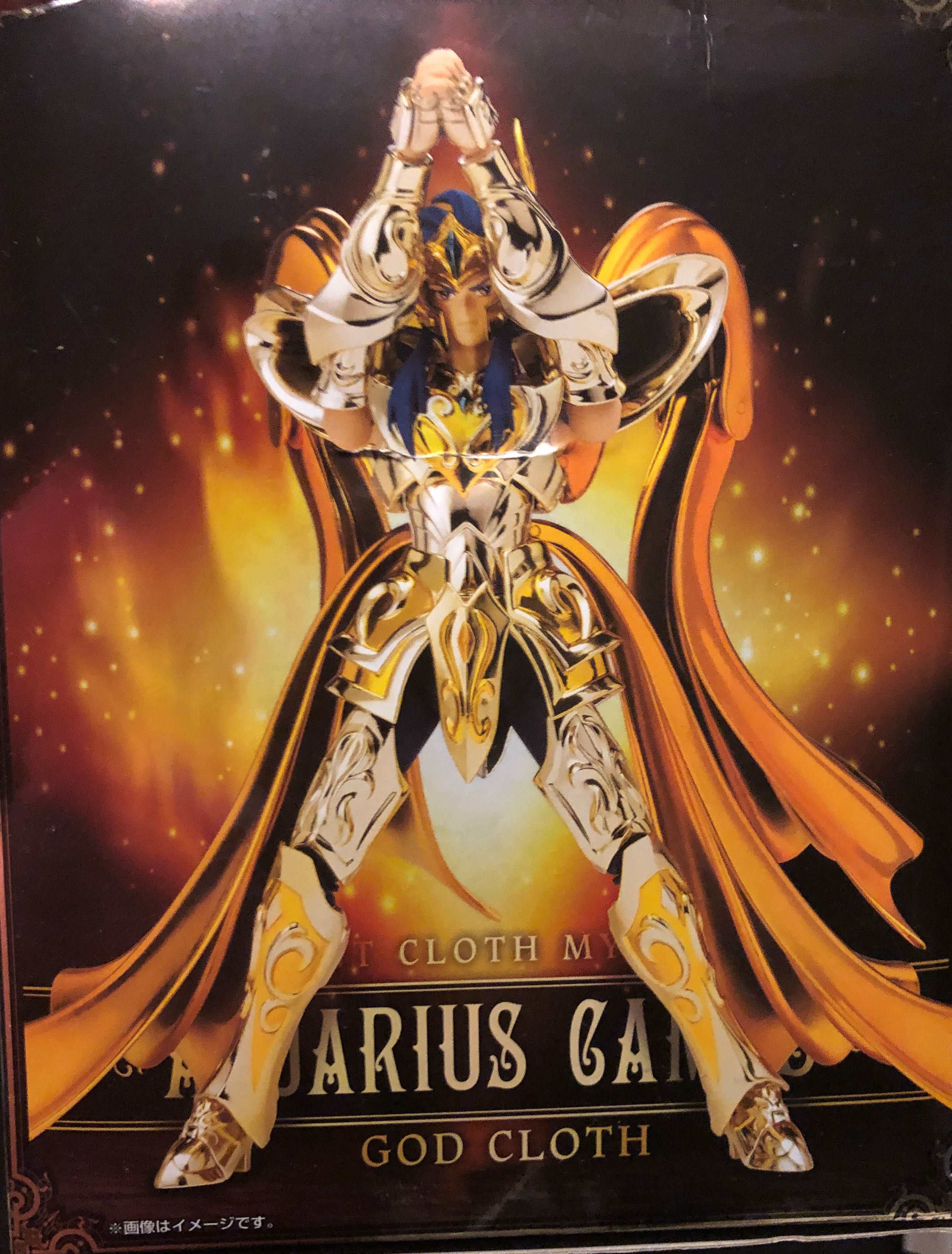 Aquarius Camus (God Cloth - SOG) w/Initial Release Bonus Item - Bandai (Saint Seiya Gold Cloth (Kamui/SOG)) action figure collectible [Barcode 4549660018544] - Main Image 4