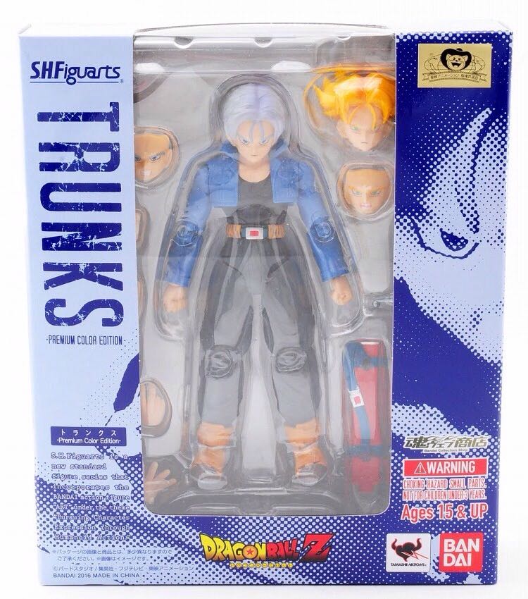 Trunks PREMIUM COLOR EDITION - SH Figuarts / Bandai / Tamashii Nations (Dragon Ball Z) action figure collectible [Barcode 4549660022527] - Main Image 2