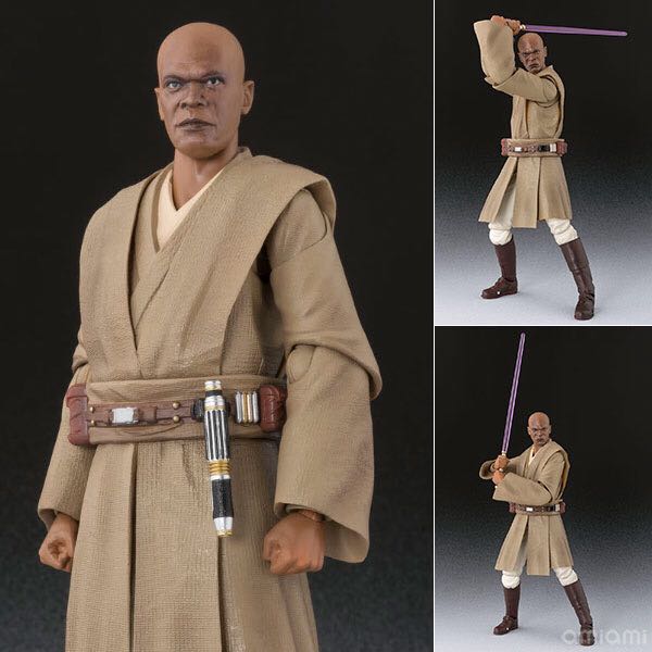 Mace Windu - Bandai (Star Wars: Episode II - Attack Of The Clones) action figure collectible [Barcode 4549660037477] - Main Image 2