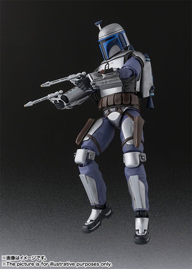 BANDAI S.H. FIGUARTS JANGO FETT - Bandai Tamashi Nations (Star Wars: Episode II - Attack Of The Clones) action figure collectible [Barcode 4549660062325] - Main Image 2
