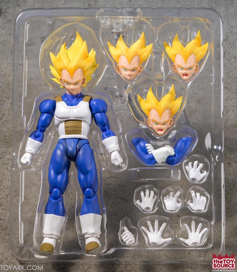 VEGETA SUPER SAIYAN ’Ver.2’ - Tamashii Nations - Bandai Spirits (Dragon Ball Z) action figure collectible [Barcode 4549660074229] - Main Image 3