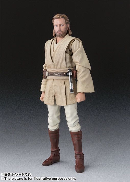 S.H. Figuarts Obi-Wan Kenobi (AOTC) - Bandai/Tamashii Nations (Attack Of The Clones) action figure collectible [Barcode 4549660077923] - Main Image 1