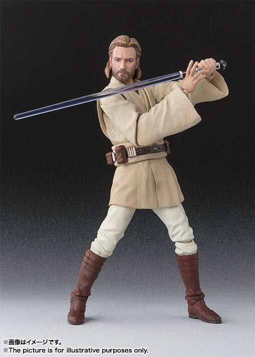 S.H. Figuarts Obi-Wan Kenobi (AOTC) - Bandai/Tamashii Nations (Attack Of The Clones) action figure collectible [Barcode 4549660077923] - Main Image 2