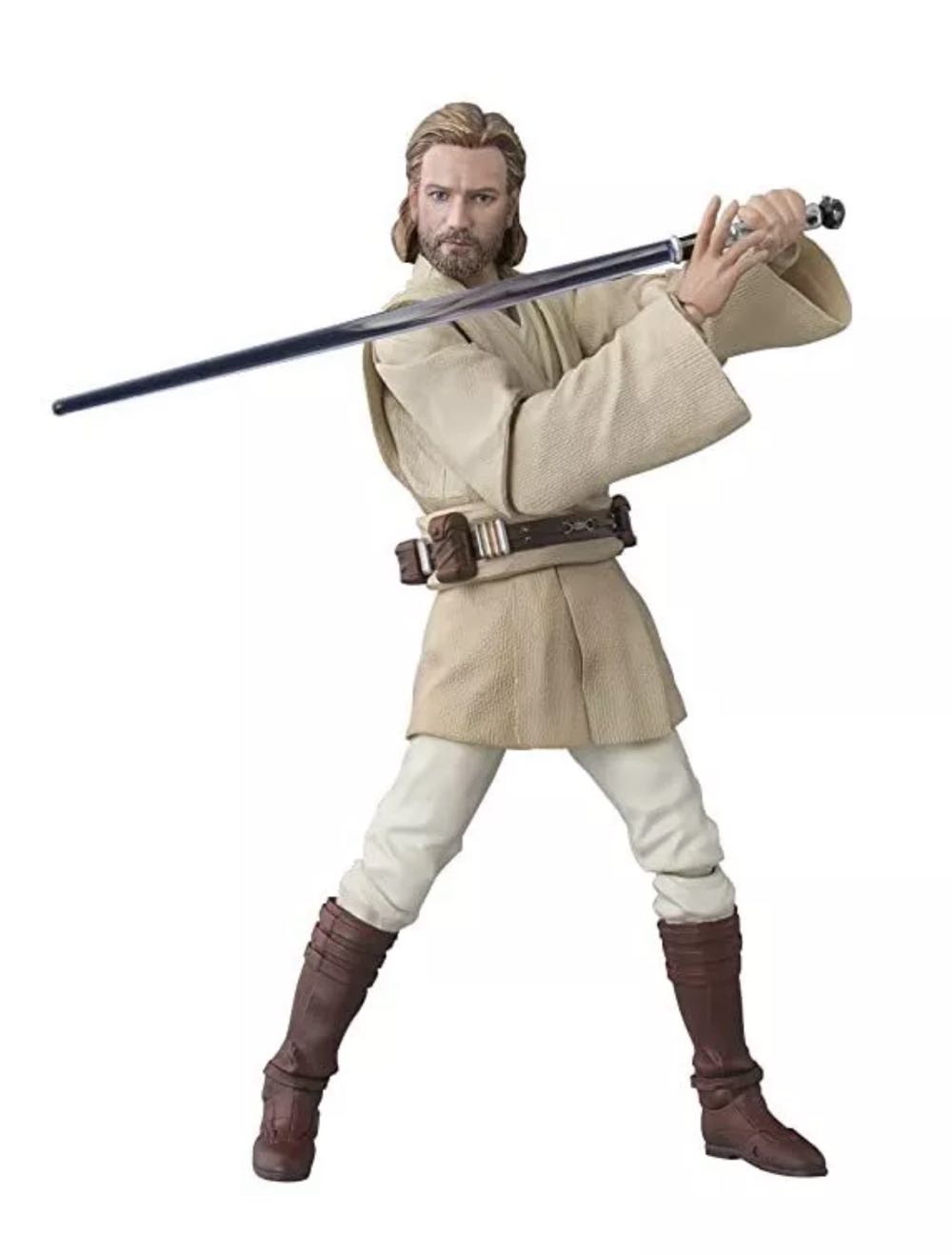 S.H. Figuarts Obi-Wan Kenobi (AOTC) - Bandai/Tamashii Nations (Attack Of The Clones) action figure collectible [Barcode 4549660077923] - Main Image 4