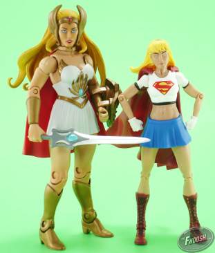DC Universe Classics Vs MOTU - Supergirl Vs. She-Ra - Mattel (DCUC vs MOTUC) action figure collectible [Barcode 027084934786] - Main Image 2