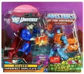 Bizarro vs Battle Armor Faker - Mattel (DC Universe vs Masters of the Universe Classics) action figure collectible [Barcode 027084934809] - Main Image 1