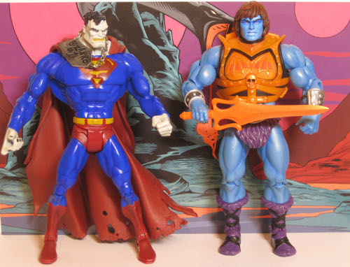Bizarro vs Battle Armor Faker - Mattel (DC Universe vs Masters of the Universe Classics) action figure collectible [Barcode 027084934809] - Main Image 3