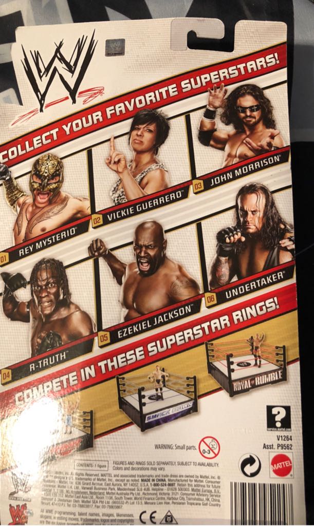 WWF Undertaker - Mattel (WWE/WWF) action figure collectible [Barcode 027084952247] - Main Image 2