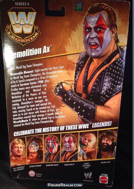 Legends Series #4 - Mattel (Demolition Ax Smash & Crush) action figure collectible [Barcode 027084952698] - Main Image 4