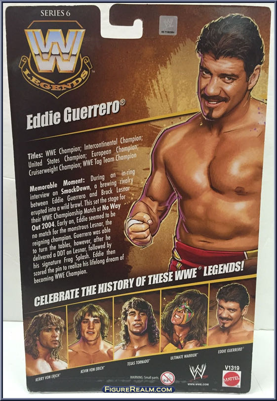 Eddie Guerrero - Mattel Wwe (WWE Legends Series 6) action figure collectible [Barcode 027084952797] - Main Image 2