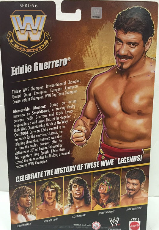 Eddie Guerrero - Mattel Wwe (WWE Legends Series 6) action figure collectible [Barcode 027084952797] - Main Image 4