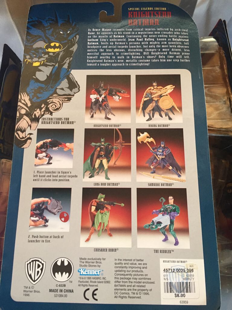 Batman: Legends of Batman - Hasbro / Kenner (Knightsend Batman) action figure collectible [Barcode 457120025008] - Main Image 2