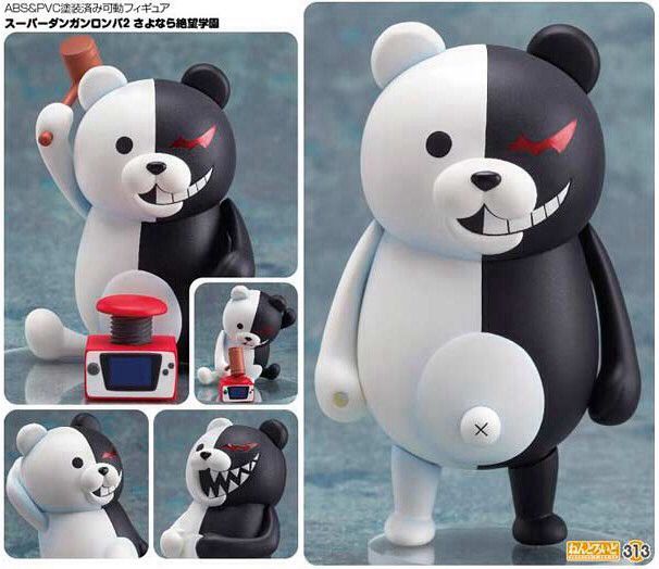 Nendoroid 313 Monokuma Super Danganronpa 2 Figure - Good Smile Company (Danganronpa) action figure collectible [Barcode 4571368443045] - Main Image 2