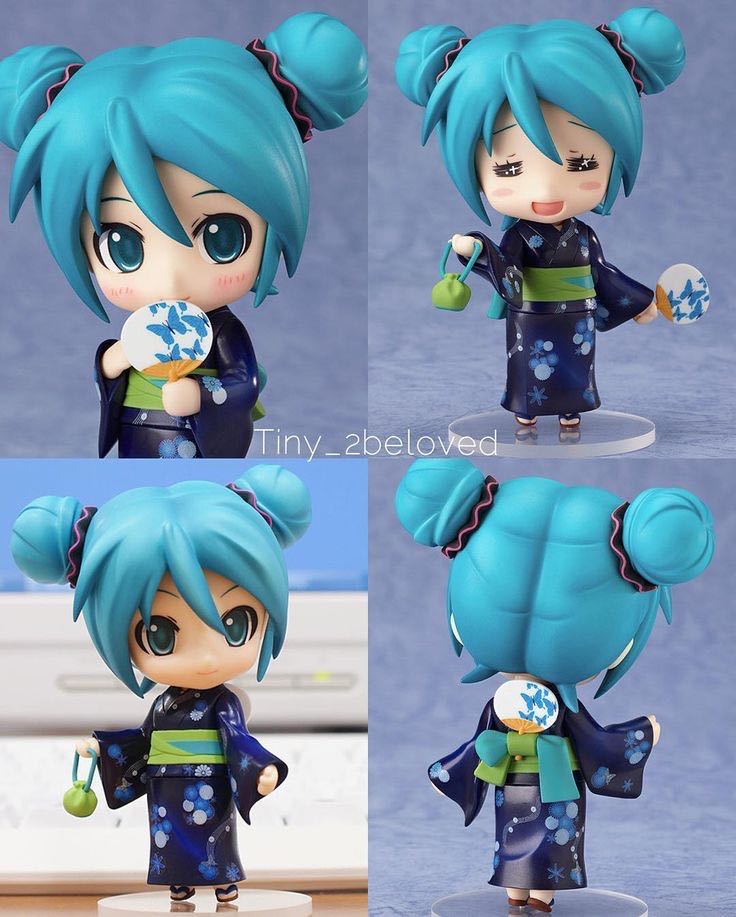 Nendoroid 261 Hatsune Miku Yukata Ver. - Good Smile Company / Nendoroid (Hatsune Miku) action figure collectible [Barcode 4582191969459] - Main Image 2