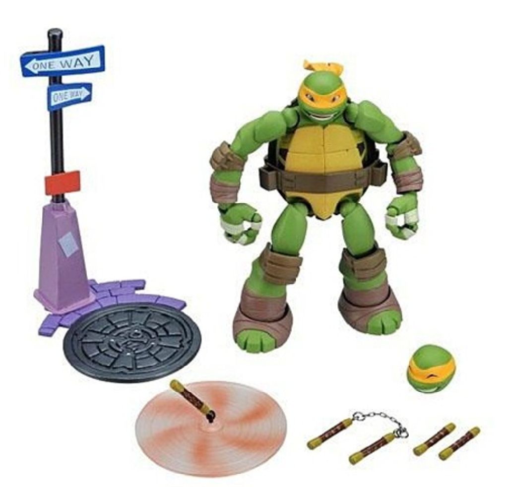 Kaiyodo Revoltech - Michelangelo - Kaiyodo Revoltech (Nickelodeon TMNT) action figure collectible [Barcode 4582426878228] - Main Image 2