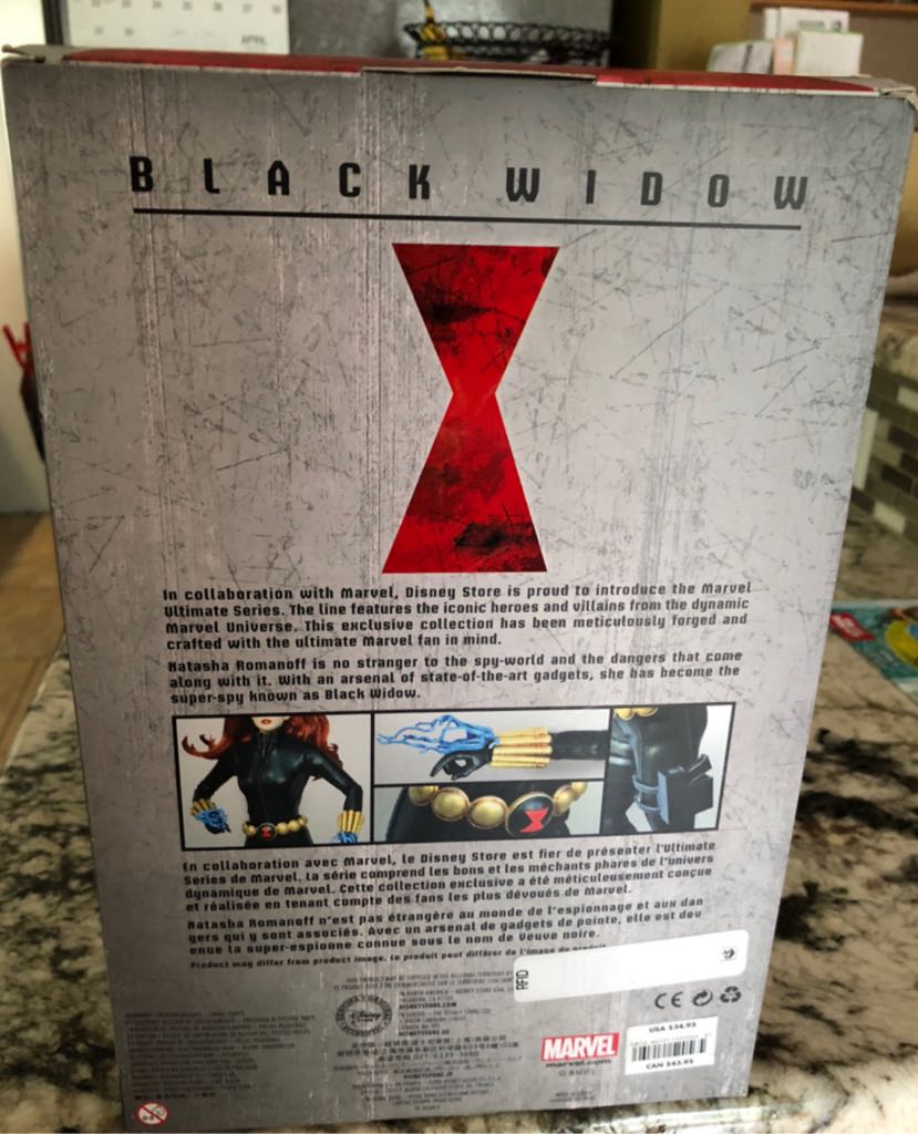 Marvel Black Widow - Disney / Hasbro (Marvel Universe) action figure collectible [Barcode 461011520565] - Main Image 2