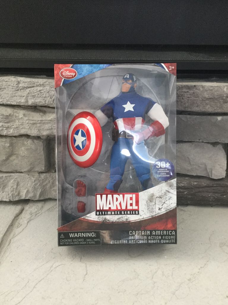 Disney Store Marvel Ultimate Series Captain America Doll - Disney (Marvel Ultimate) action figure collectible [Barcode 461011520640] - Main Image 2