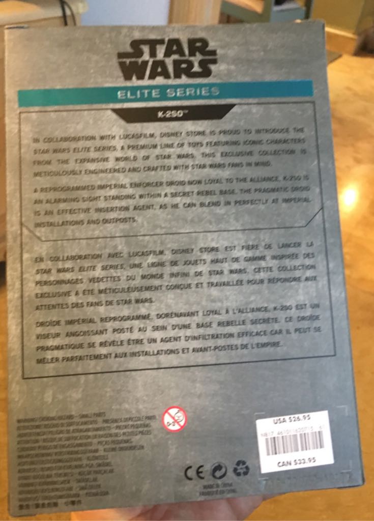 K-2SO - Disney (Elite Series Die Cast (2016 - 2017)) action figure collectible [Barcode 461011620715] - Main Image 2