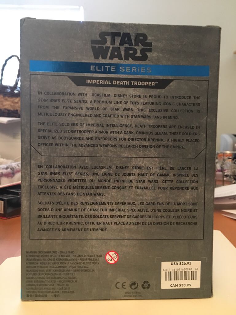 Imperial Death Trooper - Disney (Elite Series Die Cast (2016 - 2017)) action figure collectible [Barcode 461011620890] - Main Image 2