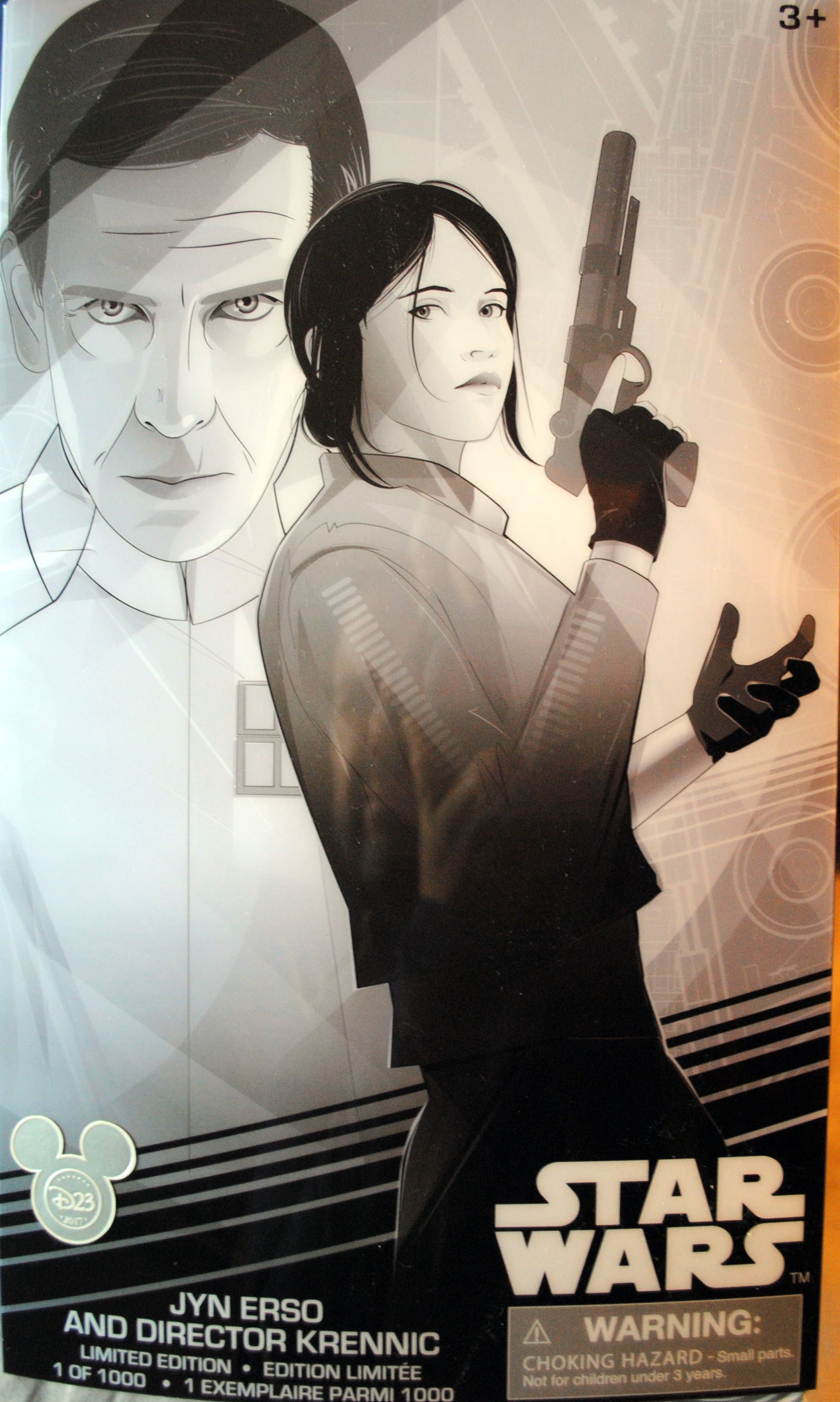 Disney Star Wars Premium Elite Series Jyn Erso & Director Krennic D23 Box set SWRO - Disney Parks (Rogue One a Star Wars Story) action figure collectible [Barcode 461014911735] - Main Image 2