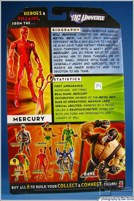 Mercury  - Mattel (DC Universe Classics) action figure collectible [Barcode 027084964936] - Main Image 4