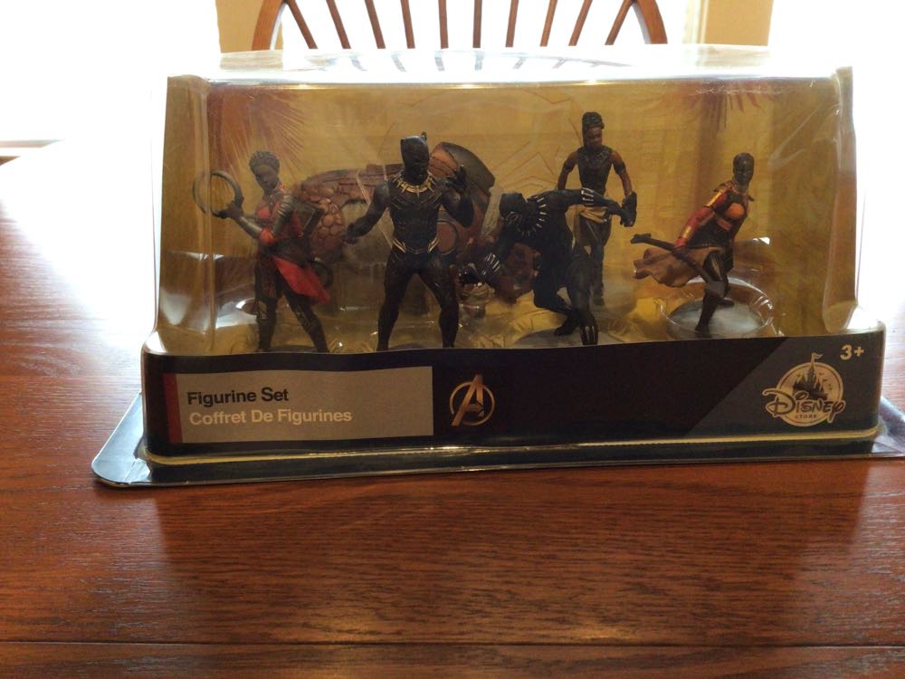 Black Panther Figurine Set Disney Store - Disney Store (Disney Store) action figure collectible [Barcode 461077200760] - Main Image 3