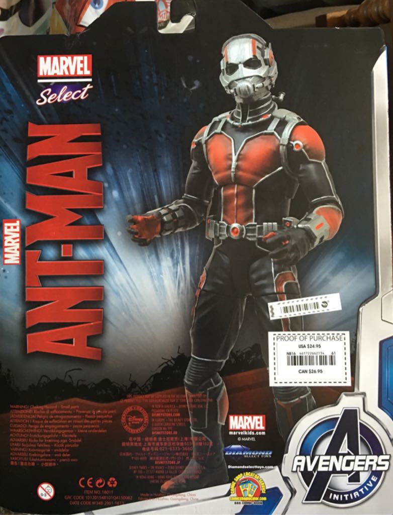 Ant-Man - Diamond Select: MCU (MCU) action figure collectible [Barcode 461722662134] - Main Image 2