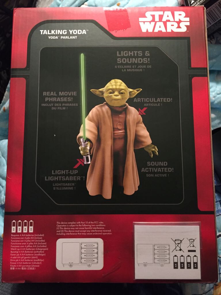 Talking yoda  (Yoda) action figure collectible [Barcode 461722662707] - Main Image 2