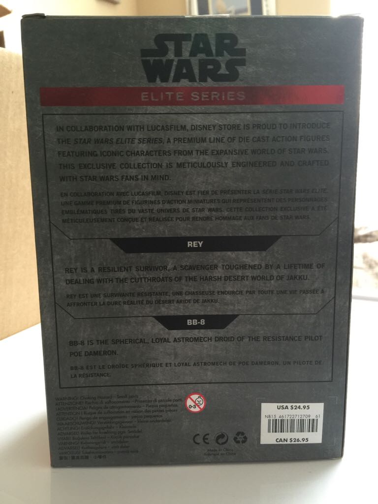 Rey And BB-8 Elite Series - Disney (Star Wars Episode VII The Force Awakens) action figure collectible [Barcode 461722712709] - Main Image 2