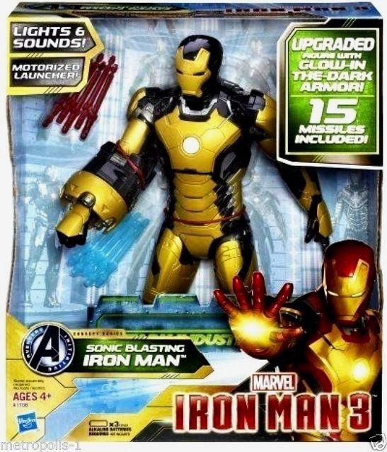 Marvel Iron Man 3 Sonic Blasting  action figure collectible [Barcode 461727307634] - Main Image 2