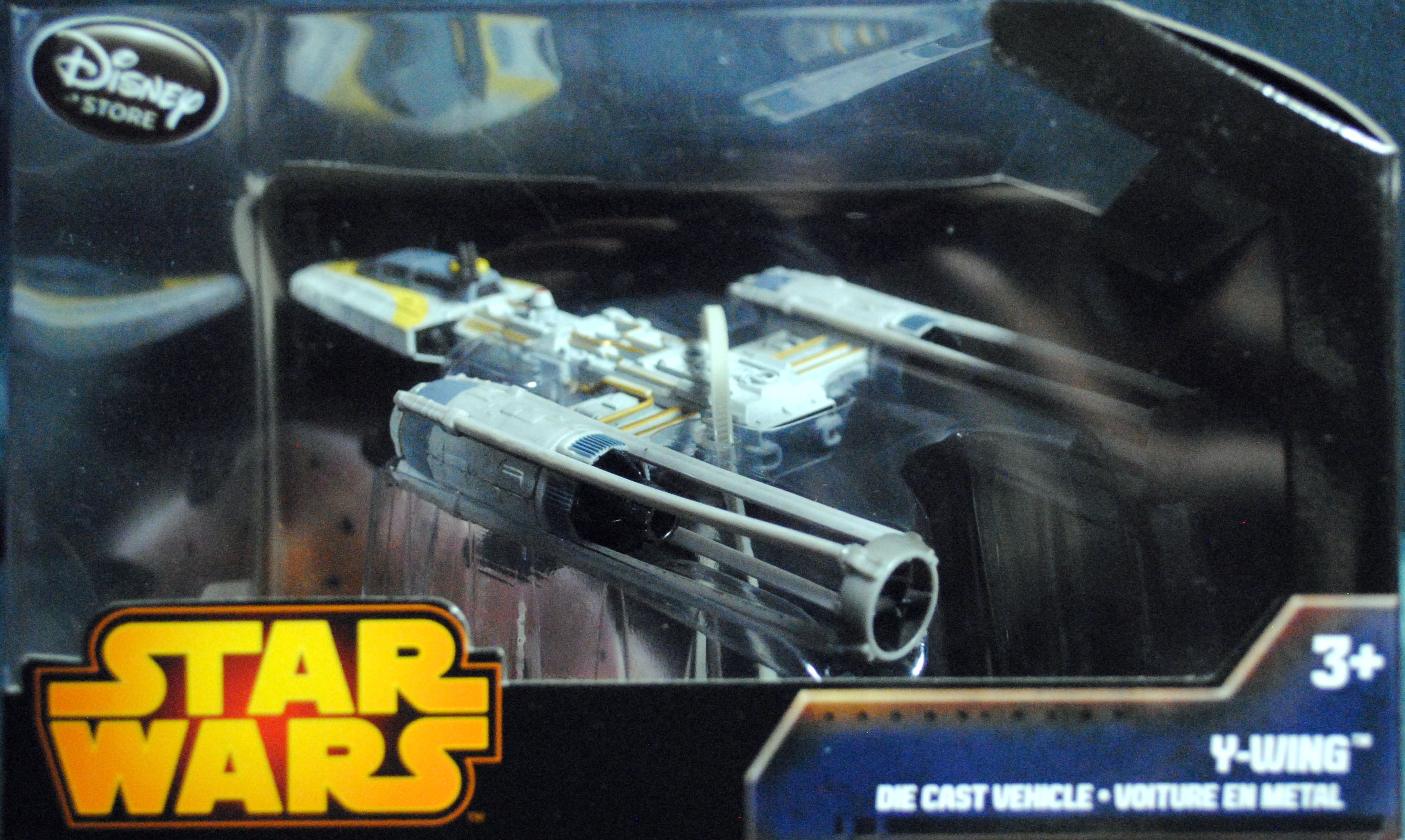 Disney Diecast Star Wars Vehicle: Y-WingvFighter Black Box - Disney Store (Disney Diecast Vehicles) action figure collectible [Barcode 461729987667] - Main Image 2