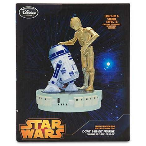 Disney Star Wars C-3PO & R2-D2 Limited 500 Figurine  action figure collectible [Barcode 464479920175] - Main Image 2