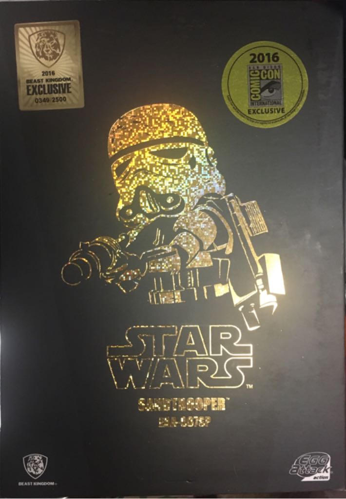 Golden Sand Trooper  - Beast Kingdom (1. Star Wars) action figure collectible [Barcode 4713057503016] - Main Image 1