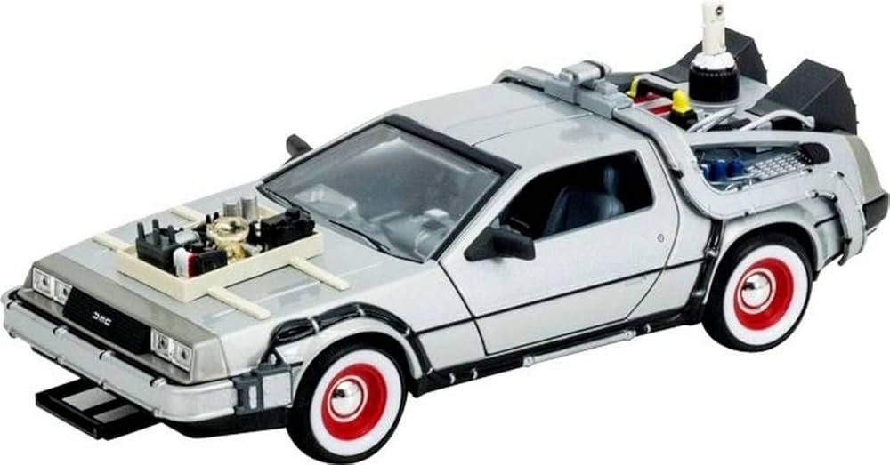Welly BTTF Part III Diecast 1/24 81ER Delorean LK Coupe - Welly (Back To The Future Part III) action figure collectible [Barcode 4891761124441] - Main Image 2