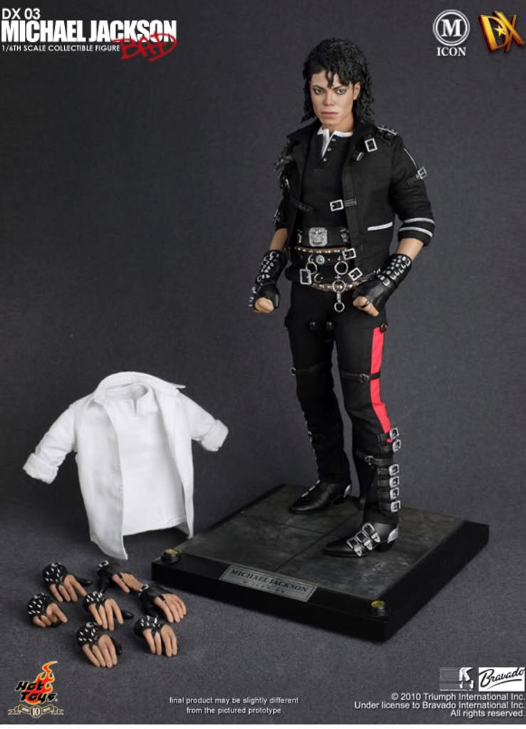 Hot Toys 1:6 Michael Jackson - Bad - Hot Toys 1:6 Scale Figure (Michael Jackson) action figure collectible [Barcode 4897011173214] - Main Image 2