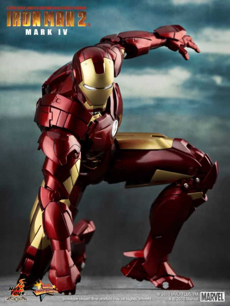 Mark IV  Iron Man - Hot Toys (Iron Man 2) action figure collectible [Barcode 4897011173276] - Main Image 3